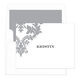 Damask Scroll Folded Note Cards Image 14 of 14